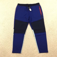 Greyson Sequoia Joggers Pants Mens XL New Blue Colorblock