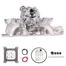 Intake Manifold 4 Barrel Carburetor For Ford Windsor Sbf V8 289 302 Dual Plane