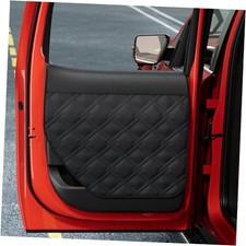 Dog Car Door Protector &ndash; 20% Larger Design Fit for Large SUV and Trucks BLACK