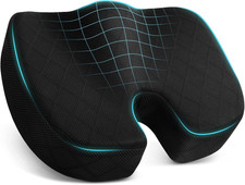 Seat Cushion - Memory Foam Cushion for Office Chair, Car Seat, Desk Chair Cushio