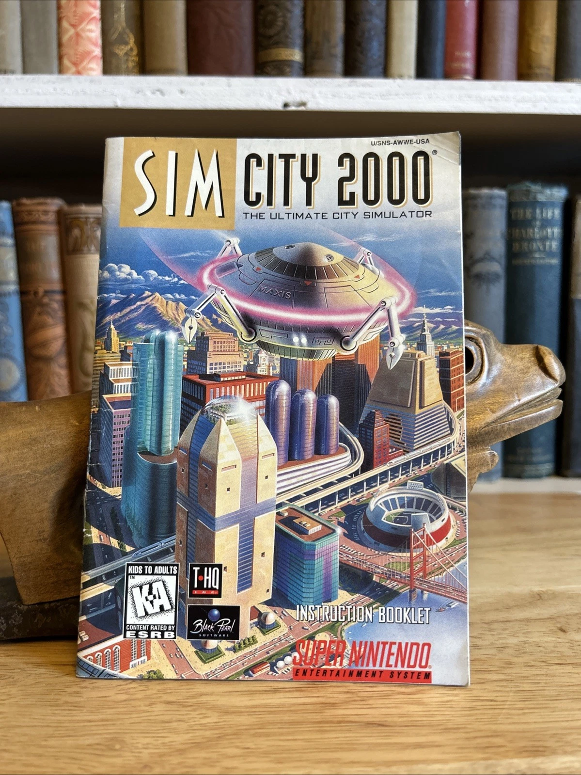 Sim City 2000 Super Nintendo SNES Instruction Manual Booklet ONLY No Game