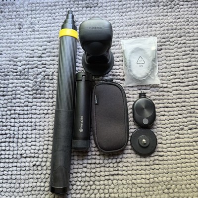 Insta360 X5 8K Action Camera Bundle Extended 3M Invisible Selfie Stick Tripod