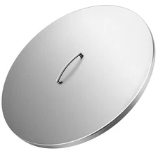 Fire Pit Lid Round, 34'' Fire Pit Lid, 304 Stainless Steel Fire Pit Cover, Fi...