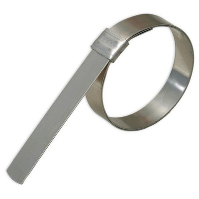 BAND-IT GRS208 Hose Clamp,5/8''W,Lip-Lock,2 1/8''OD,PK24 6YRA0