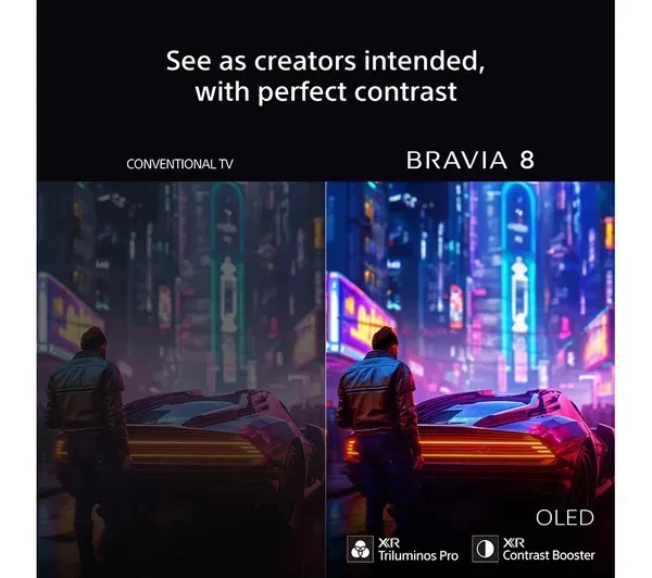 NEW SONY BRAVIA 55" OLED 4K HDR Smart TV - XR55A80LU - Image 3 of 4