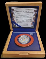 5 dollari in argento serie anno del drago 10.000 copie scatola originale...