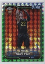 2024-25 Topps Chrome Green Geometric Refractor 12/99 Kyle Filipowski #127 5i3