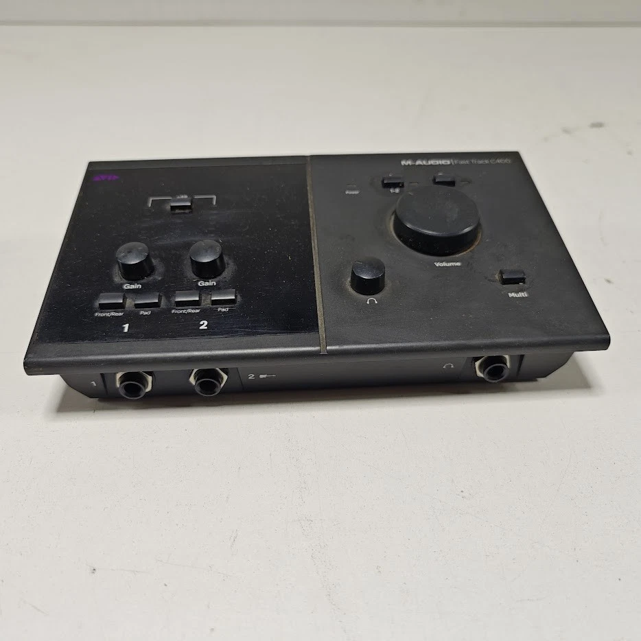 M-Audio Fast Track C400 Interface - Untested, Power Tested - Image 4 of 4