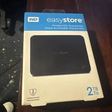 WD Easystore 2TB Portable HDD Drive