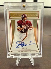 2024 Flawless Joe Theismann Honored Ink Ruby /15 Redskins Auto