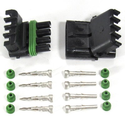 NyTrex Electrical Connector 160044-5; Metri-Pack 280 Weatherpack 16-14ga 4 Term
