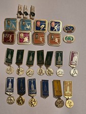 Значки Олимпиада 80, Москва 25 штук (алюминий)