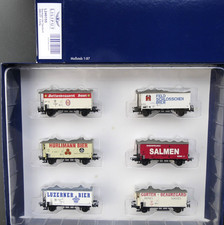 Liliput L240155 Set 6x Oldtimer Bierwagen der SBB/CFF, neu