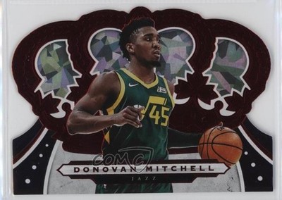 2019-20 Panini Crown Royale Crystal Red 19/49 Donovan Mitchell #16 1q2