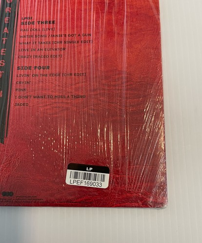 Aerosmith - Greatest Hits - Custom Color Vinyl Limited Edition - Shelf Wear - Picture 6 of 8