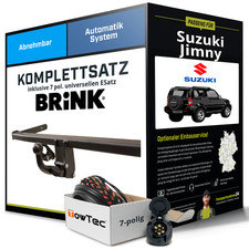 Für SUZUKI Jimny I Typ FJ,SN Anhängerkupplung abnehmbar +eSatz 7pol uni 01- NEU