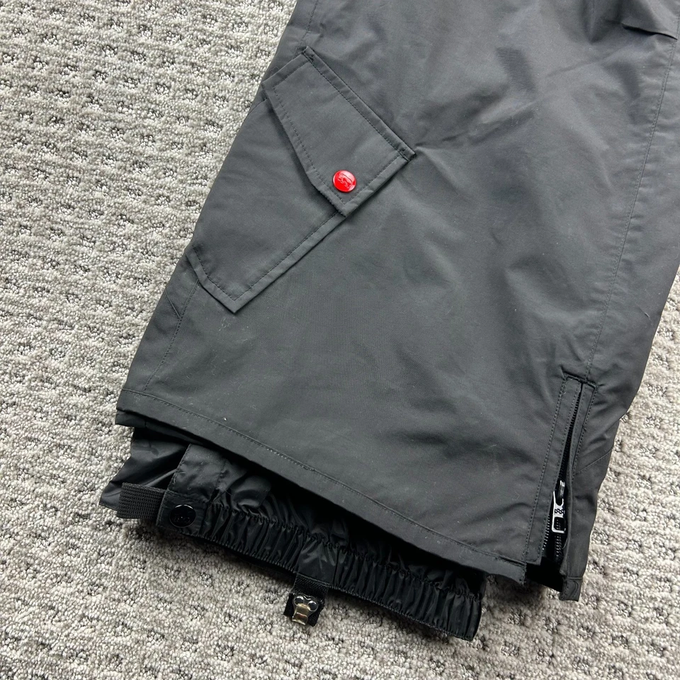 FOURSQUARE 10K Snowboard Pants Men Size Large L Black Ski Snow Pant Water Resist Foto 4 de 4