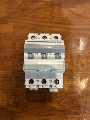 Hager NBN316 Leitungsschutzschalter 3 polig 10kA/15kA B-16A 3M