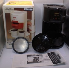 vintage EMIDE BG 590 coffee machine brewer/coffee maker brochure new/original packaging