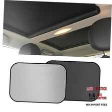 2PCS Car Sunroof Sun shade, Sunroof Cover, Foldable UV Reflector Reflective
