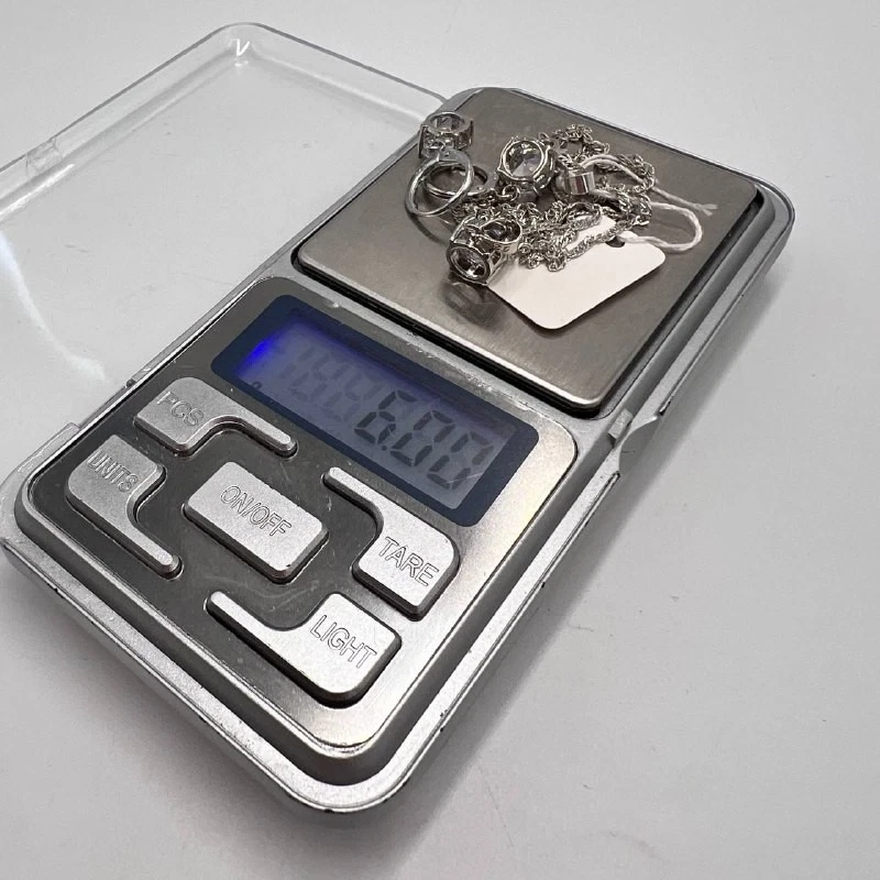 Conjunto de Joyas Pendientes Circonitas y Collar Colgante Nuevo Plata de Ley 925 Regalo Foto 2 de 4