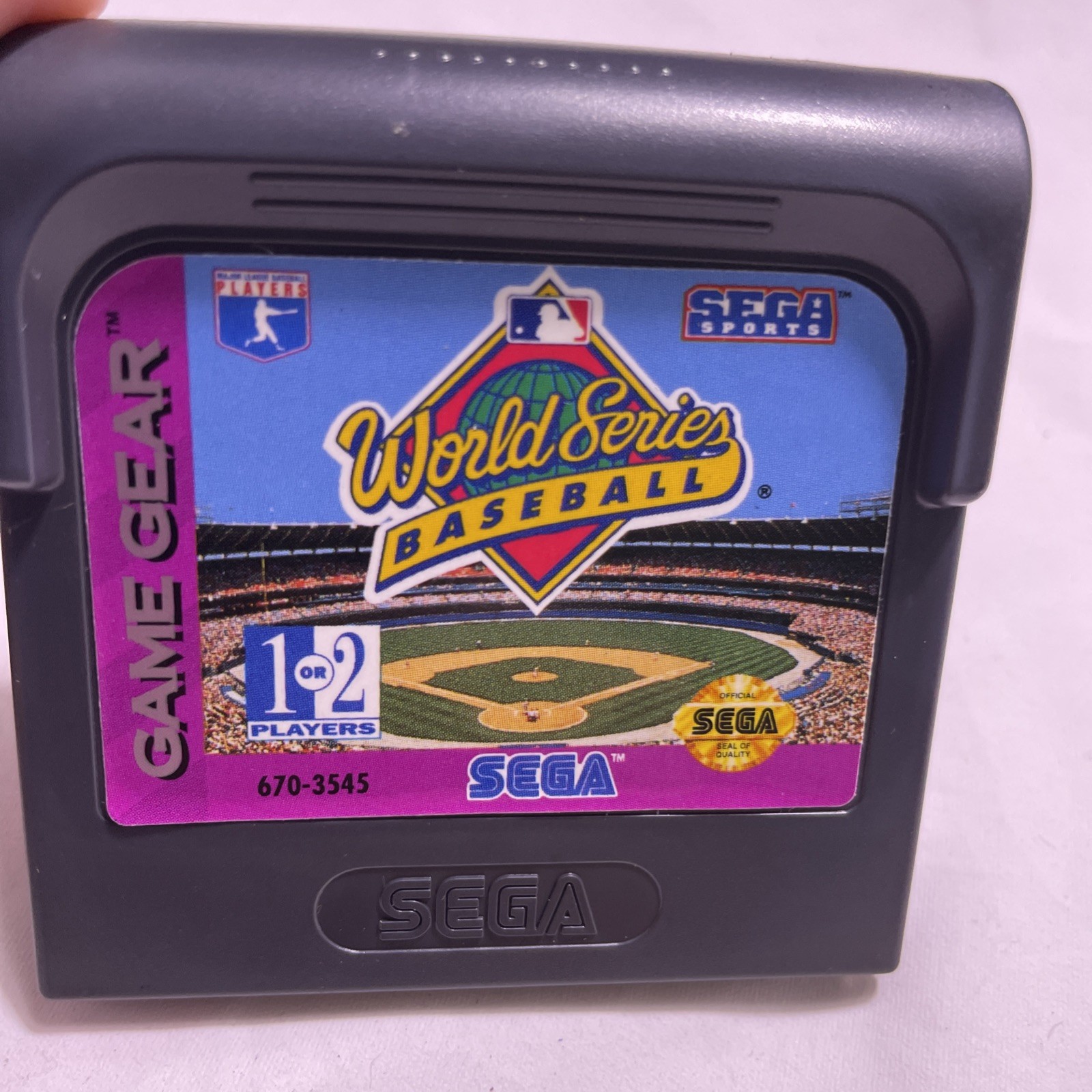 World Series Baseball (Sega Game Gear, 1993) Cartridge ONLY
