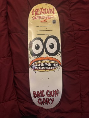 Heroin Skateboards Bail Gun Gary 3 (Tim Olson) 9.75 Brand New
