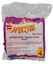 McDonald's Happy Meal Toy 1995 Marvel Spider-Man 4 Spider-Man Webrunner