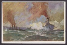 AUSTRIA 1916, Vintage postcard, Unser Kreuzer Novara, WWI