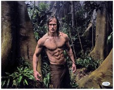 Tarzan Alexander Skarsgard Autograph 11x14 Photo Sexy Hot Shirtless Abs ACOA