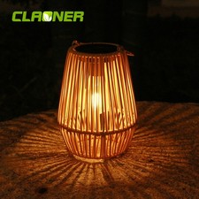 Metal Hanging Solar Lantern Light Outdoor Garden Patio Yard Porch Lawn Courtyard