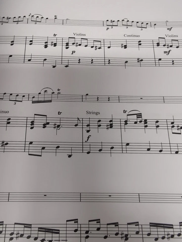 Karl Friedrich Abel Concertos 1 & 2 Flute and Piano sheet music - Image 4 of 4