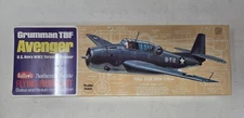 Vintage Grumman TBF Avenger Guillow’s Scale Flying Model Kit Balsa & Tissue USA