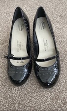 Patent Wide Fit Shoes