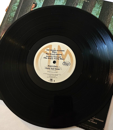 Vintage STYX The Grand Illusion A&M Records 1977 Vinyl Record SP 4637 - Picture 5 of 7
