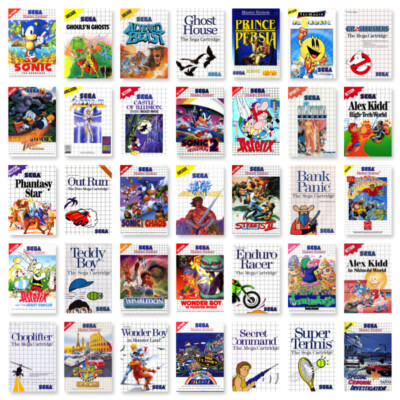 SEGA Master System Spiele-Wahl (Nur Modul) Strategie   Jump N Run   Action  