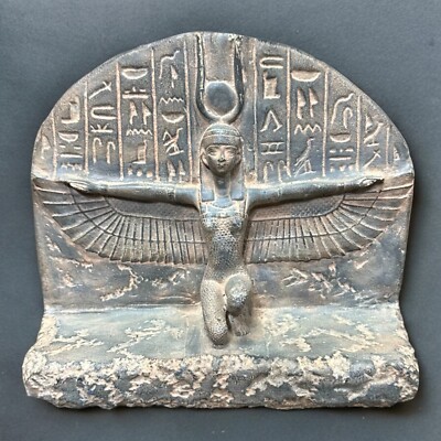 Egyptian Winged ISIS Rare Antiques Ancient Goddess of Love Pharaonic Rare BC