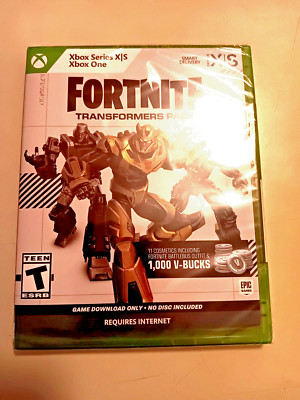Fortnite Transformers Pack (Xbox Series X, S, One) - New, Sealed!