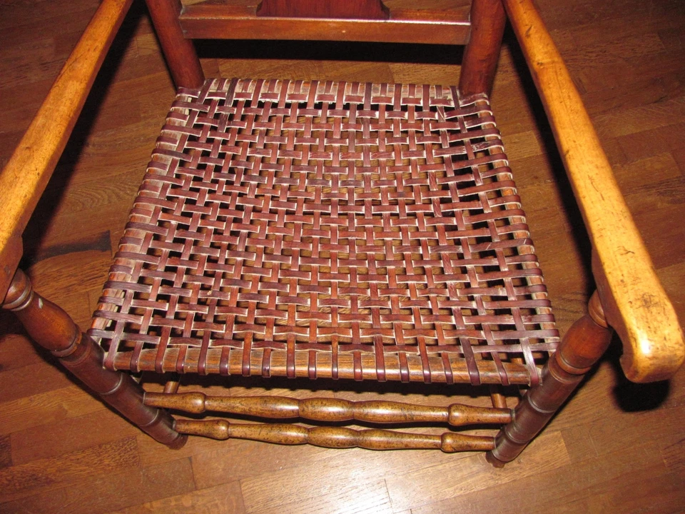 Antiguo sillón americano Queen Anne circa 1780-1790 Foto 3 de 4