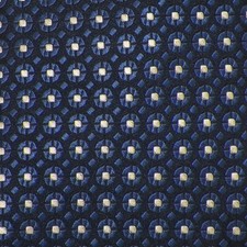 THE MENS STORE Navy Blue White GEOMETRIC Self-tipped Woven Silk Tie NWT