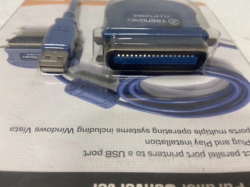 usb to parallel converter cable / printer cable 36pin, 2m, 6.7ft Plug and Play - Image 4 of 4