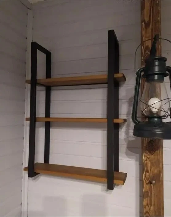 A Tabletop Bookshelf In A Loft Style