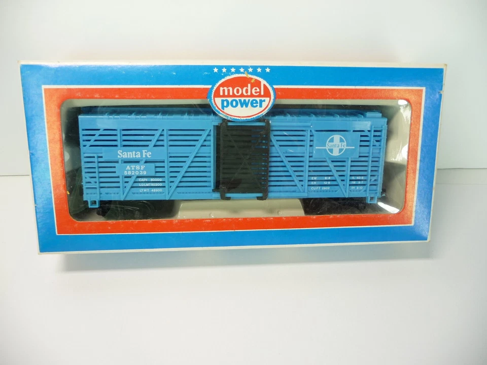 Model Power 40' Viehwagen 8011 Santa Fe HO