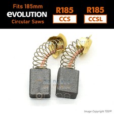 Carbon Brushes for Evolution R185CCS & R185CCSL 185mm TCT Circular Saws