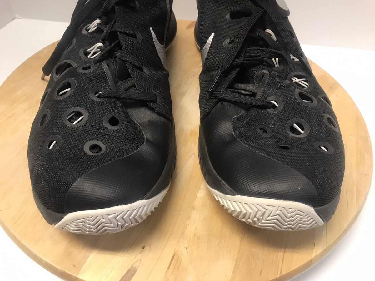 Nike Zoom Hyperquickness Mens 12.5 Basketball Sneakers Shoes Black 749883-001 Nike Zoom Hyperquickness 749883-001 Men main image 2