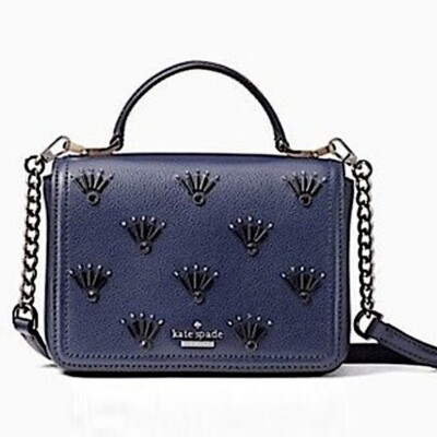 Kate Spade Patterson Drive Embellished Maisie Crossbody, Navy