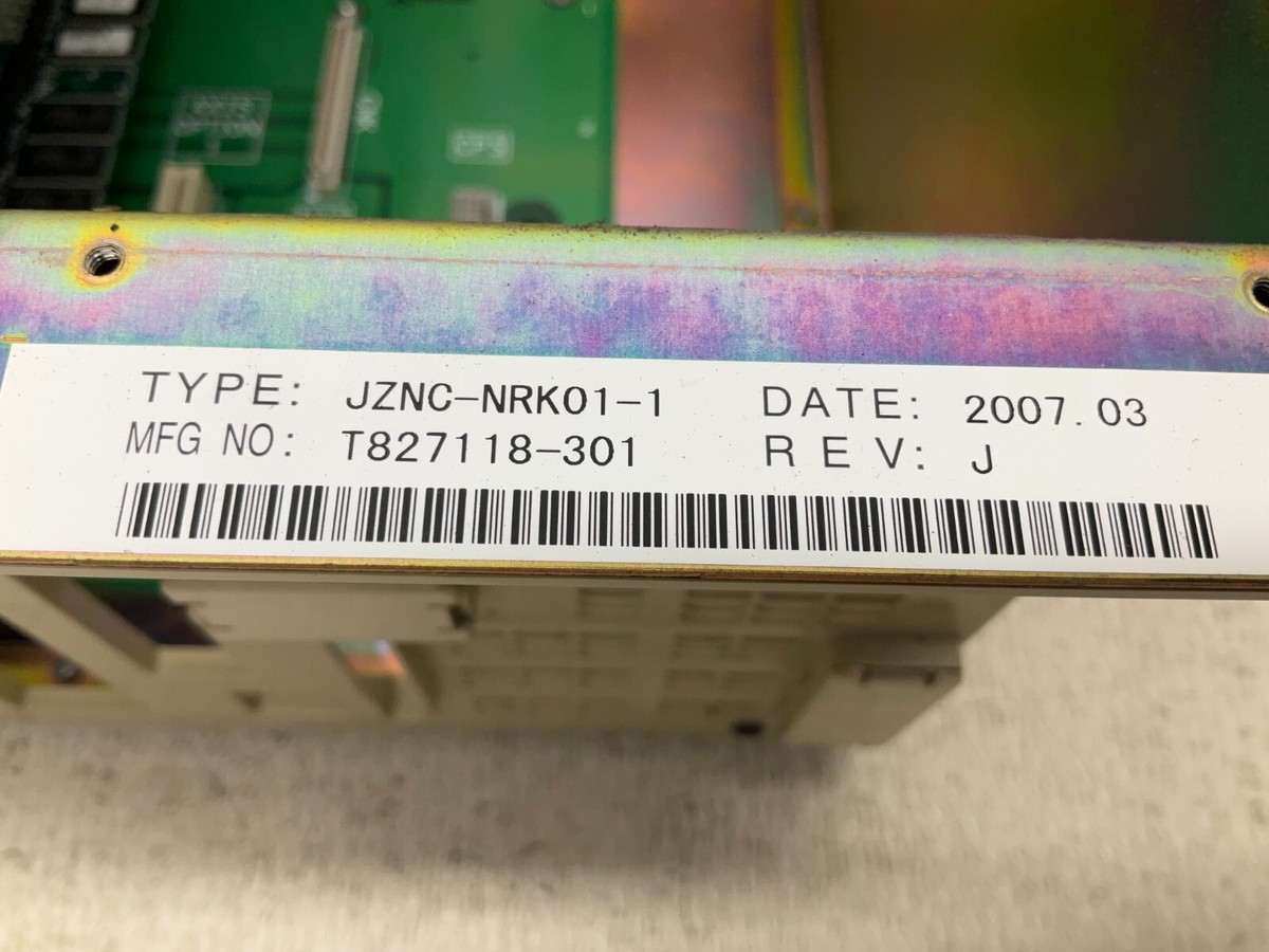 Yaskawa JZNC-NRK01-1 Rack Chassis BackPlane Rev J JZNCNRK011 JZNC