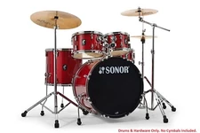 Sonor AQX Stage Red Moon Sparkle 22/10/12/16/14x5.5 5pc Drums & Hardware Dealer