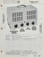 SAMS PHOTOFACT SERVICE MANUAL 274-12 STROMBERG-CARLSON MODEL AU-58