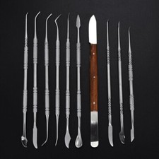 2Sets Dental Surgical Wax Carving Tools Set Dentist Sculpture Knife Inst
